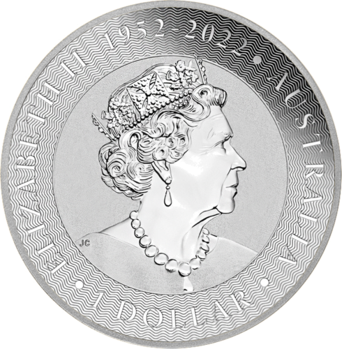 1 УНЦИЯ КЕНГУРУ 2023 АВСТРАЛИЯ СРЕБЪРНА МОНЕТА кралица Елизабет