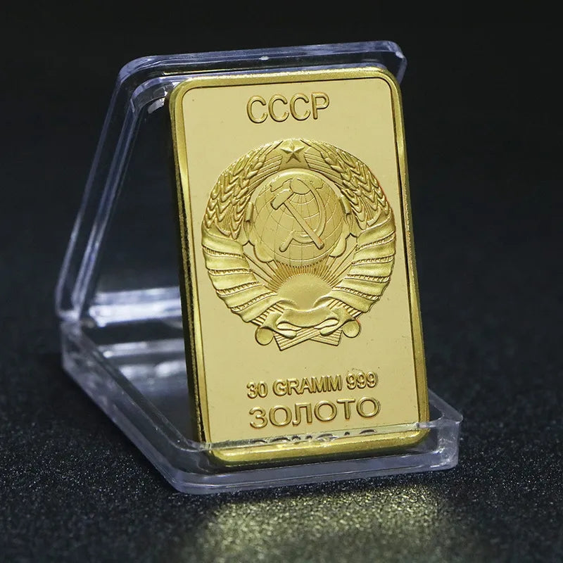 Златно руско кюлче една унция в капсула