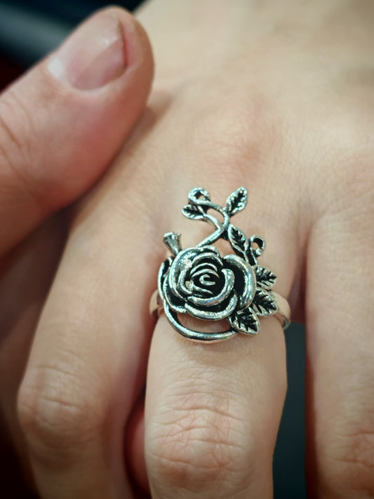 Стоманен пръстен роза. Обява номер 61