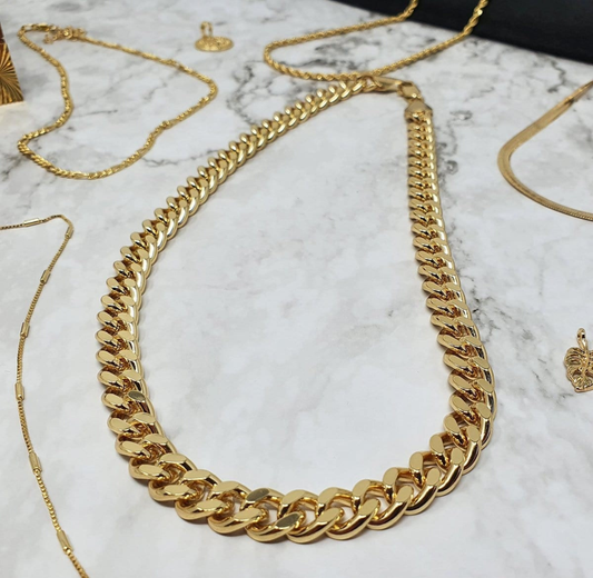 Масивен ланец 60 гр от медицинско злато (мед.стомана)