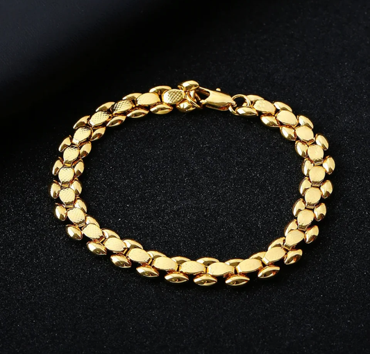 Златна дамска гривна от Медицинско злато