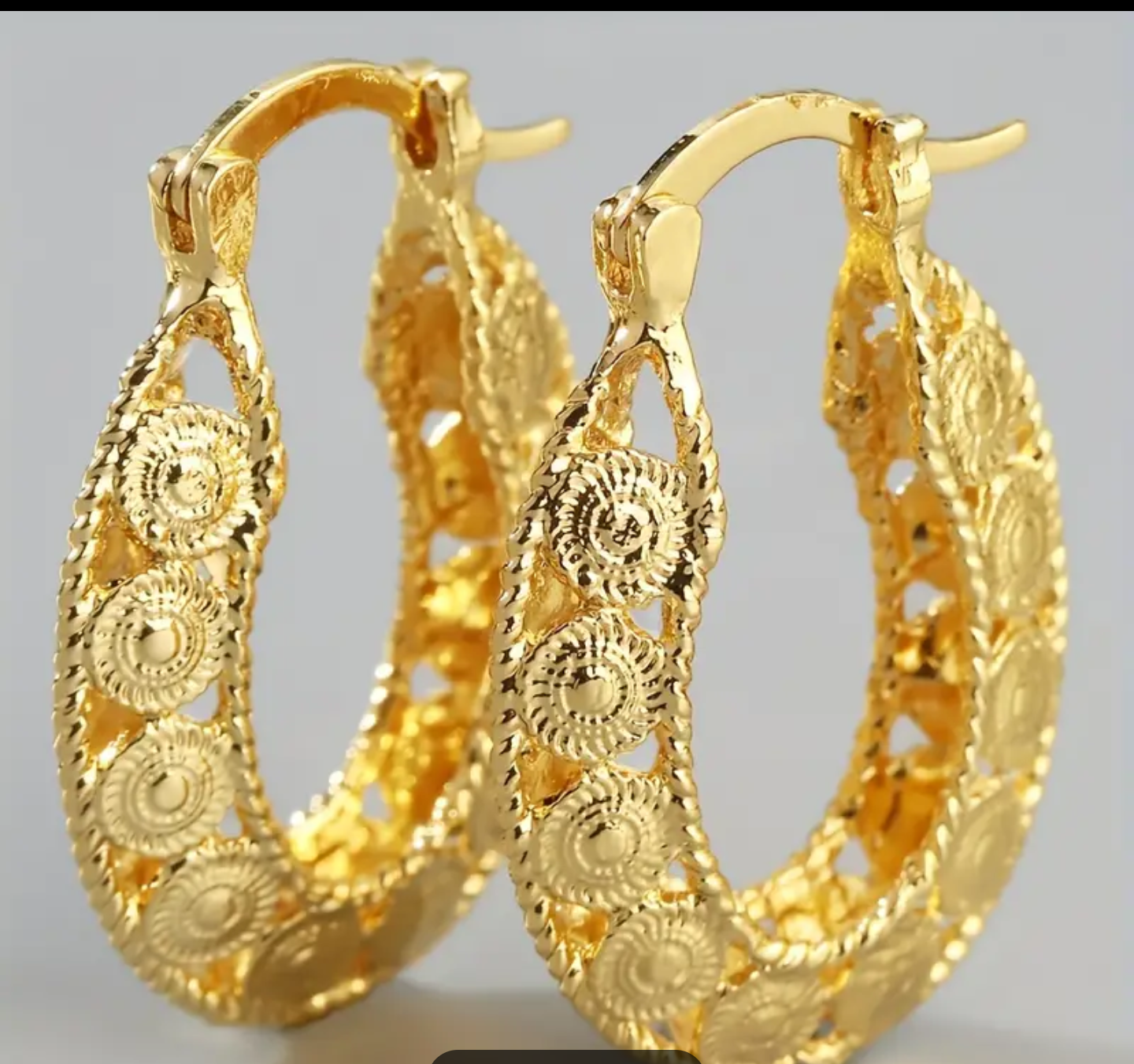 Тракийски златни обеци