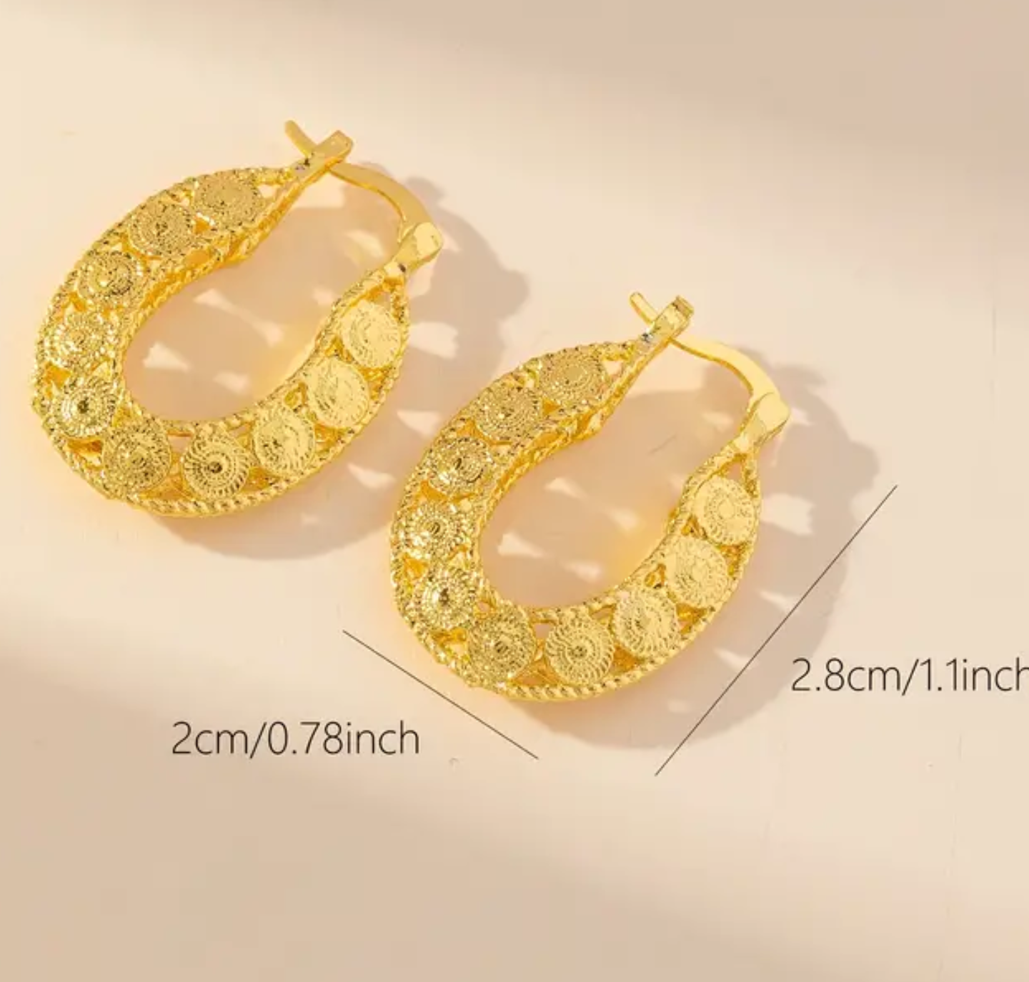 Тракийски златни обеци