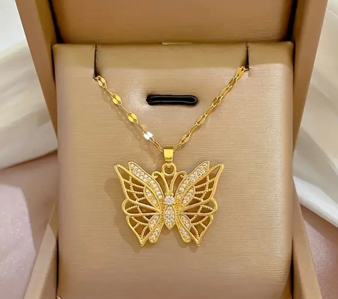 Златно дмако колие пеперуда. Обява номер 91