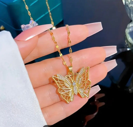 Златно дмако колие пеперуда. Обява номер 91