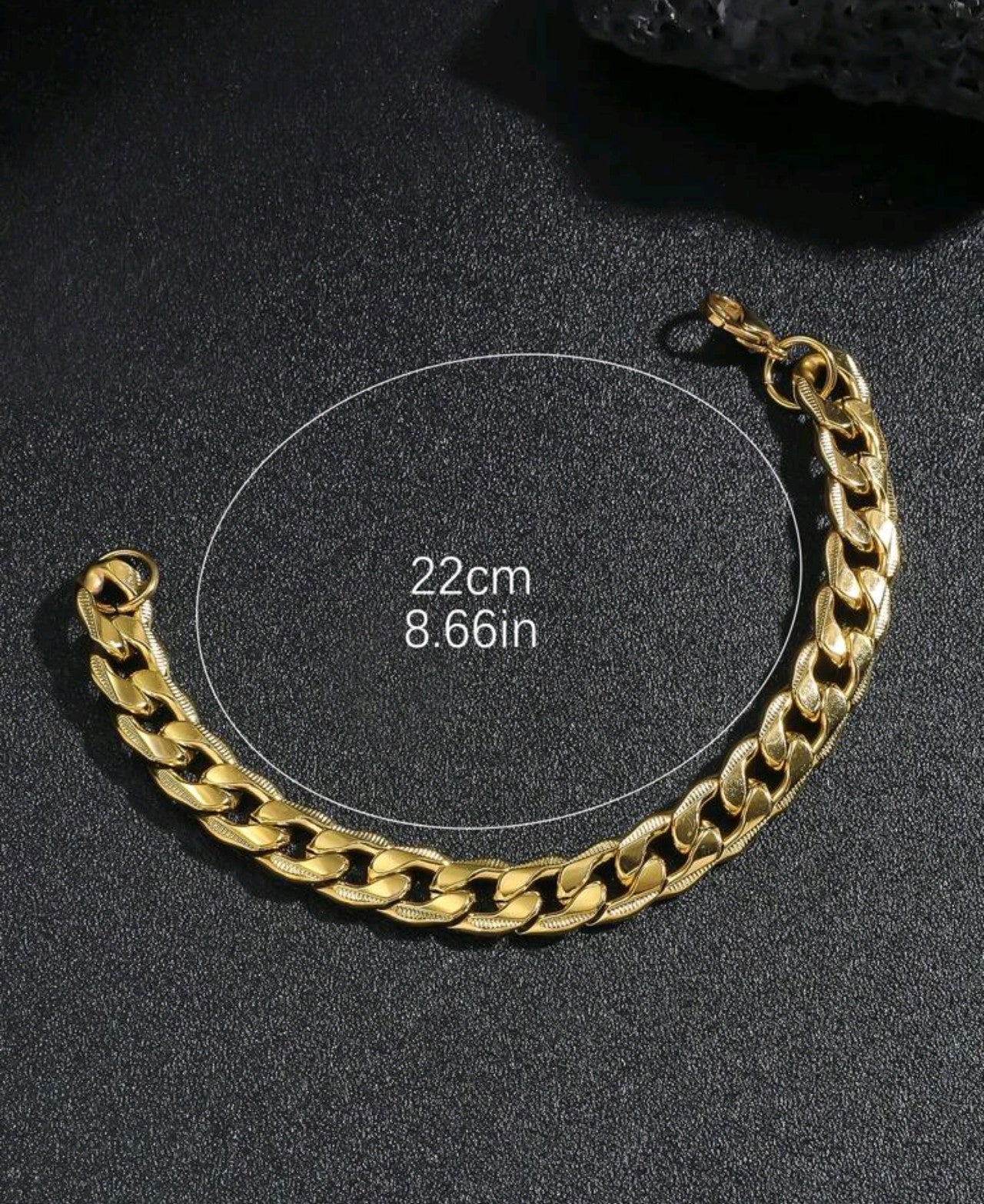 Масивна златна гривна унисекс 22см. Обява номер 201