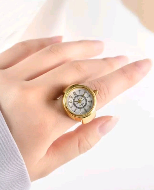 Уникално бижу унисекс часовник пръстен!