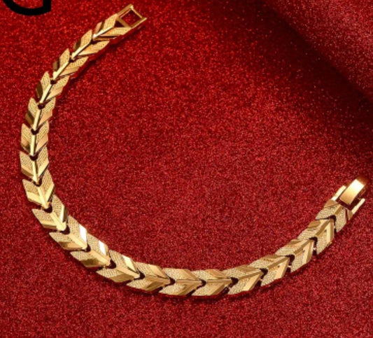 Италиянска златна гривна модел 2