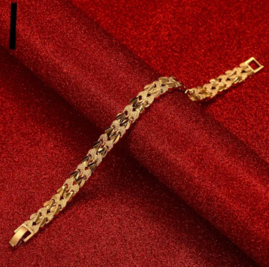 Италиянска златна гривна модел 3