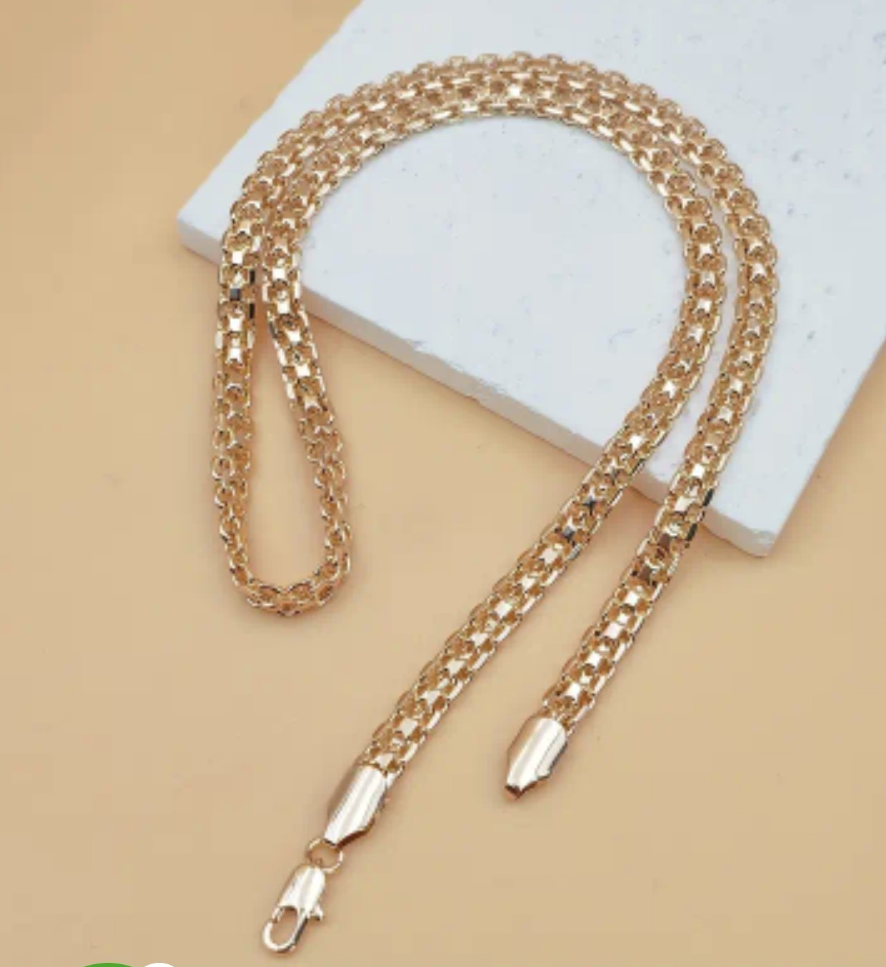 Златен ланец унисекс 60см 22 грама. Обява 88