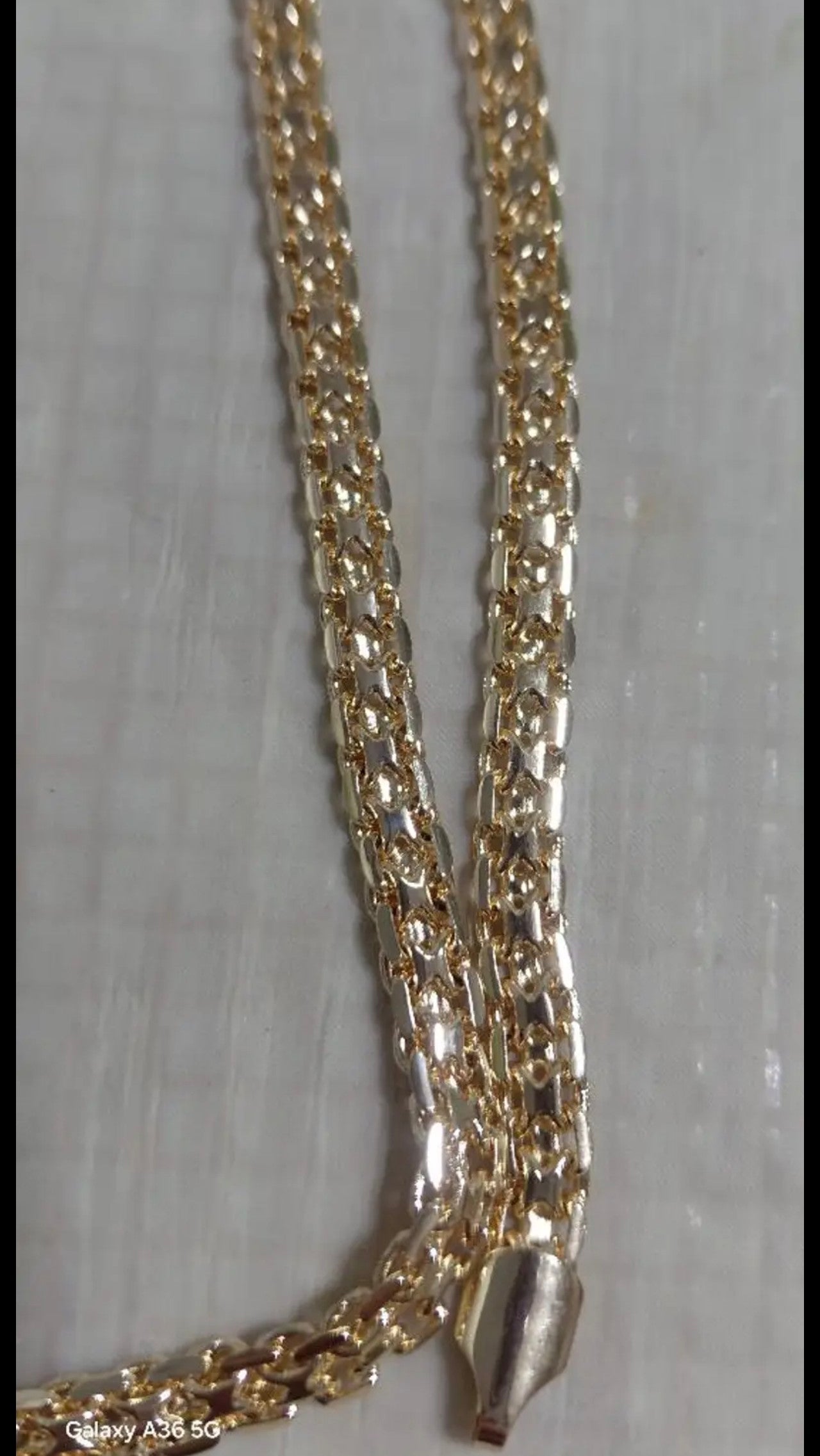 Златен ланец унисекс 60см 22 грама. Обява 88