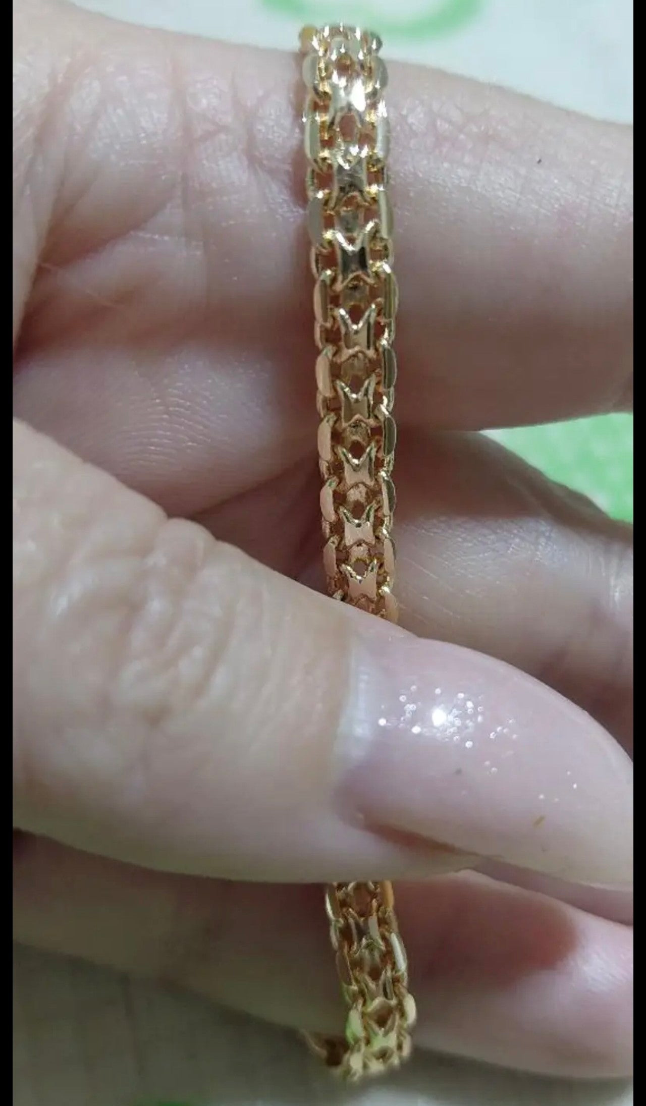 Златен ланец унисекс 60см 22 грама. Обява 88