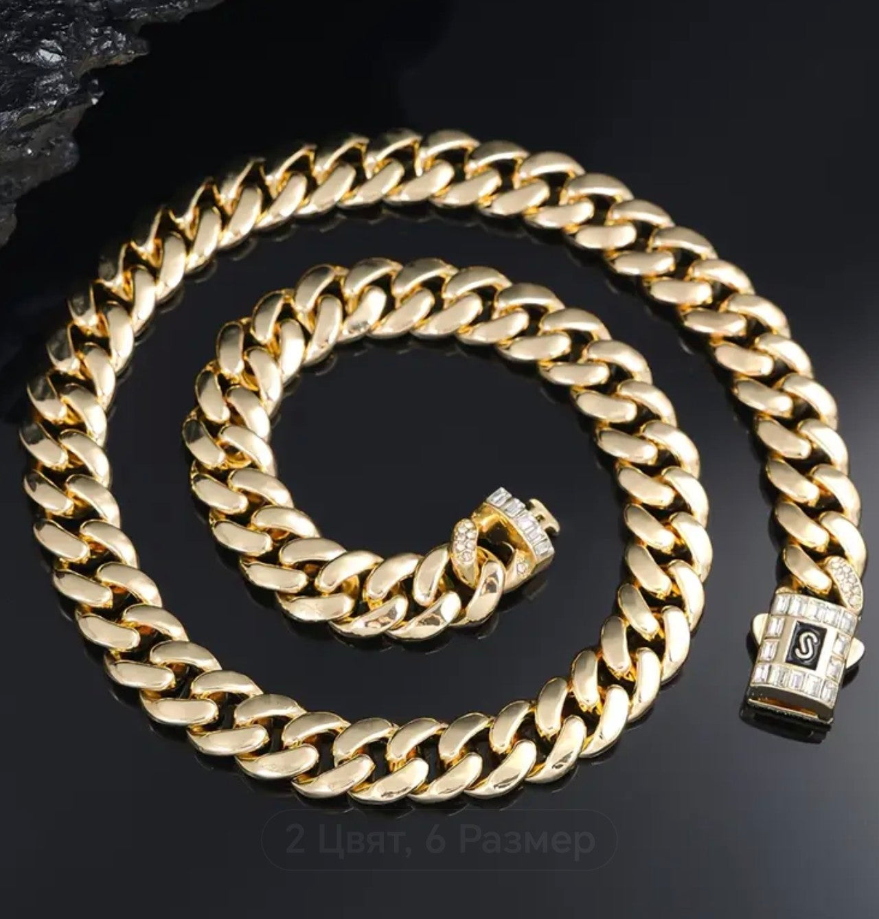 Масивен златен ланец 127гр 60 см. Обява комер 98