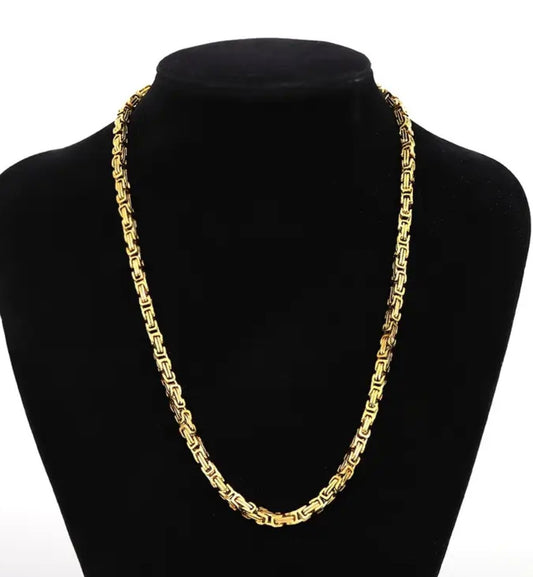 Златен ланец от медицинско злато „Imperial“ – масивен 60 см.