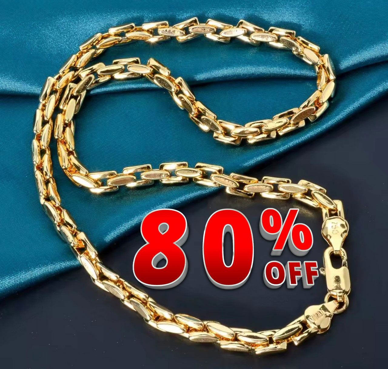 Масивен златен ланец 60гр. Печат за 18 карата 750 . 60 см. Намалена цена !