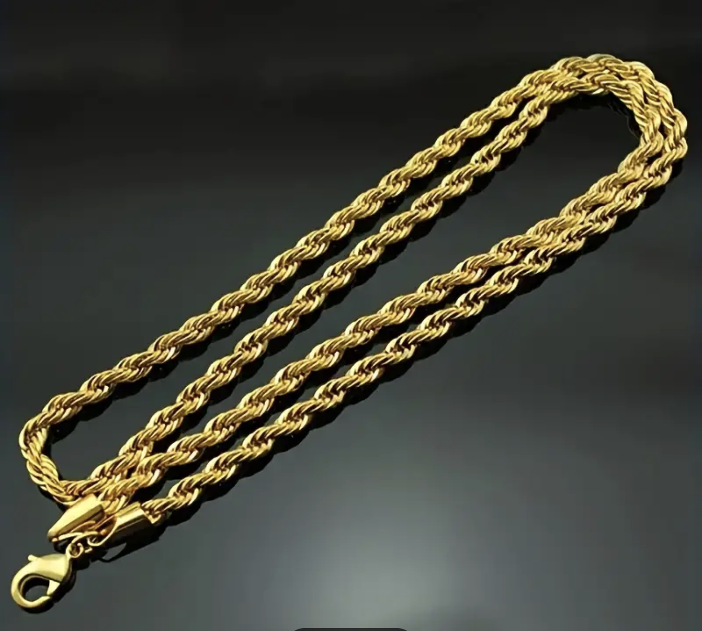 Златен ланец плетка житен клас.