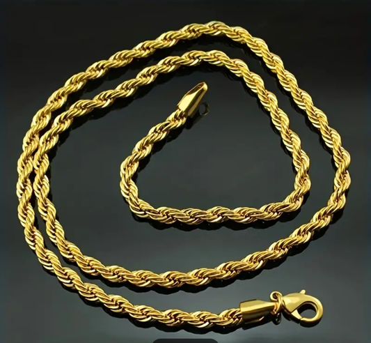 Златен ланец плетка житен клас.