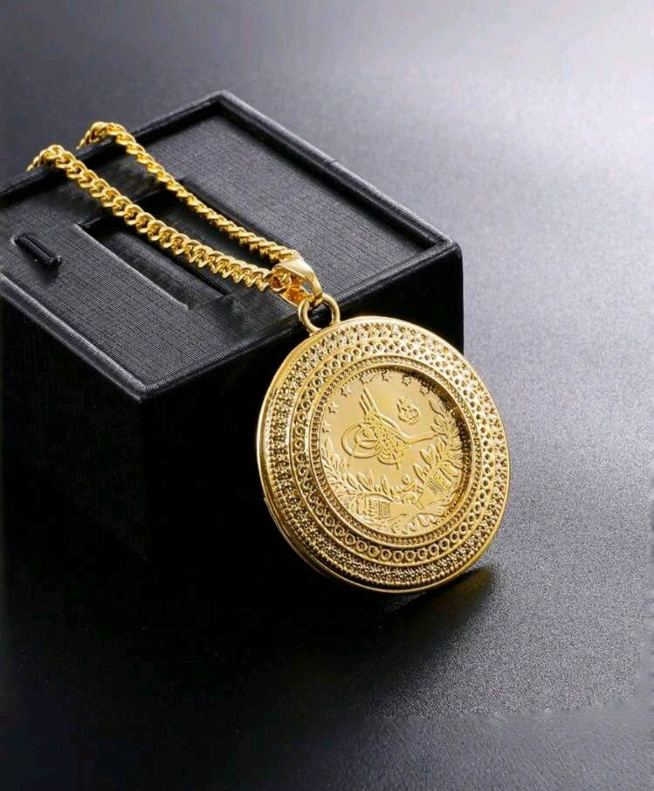 Златен ланец с висулка турска пендара. Обява номер 7