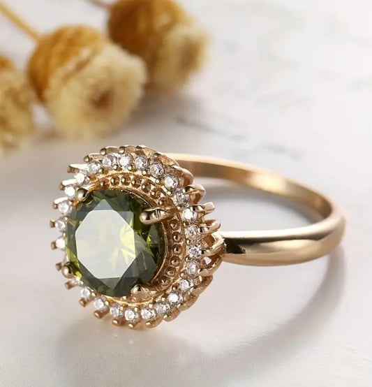 Златен Пръстен „Изумрудено сияние“